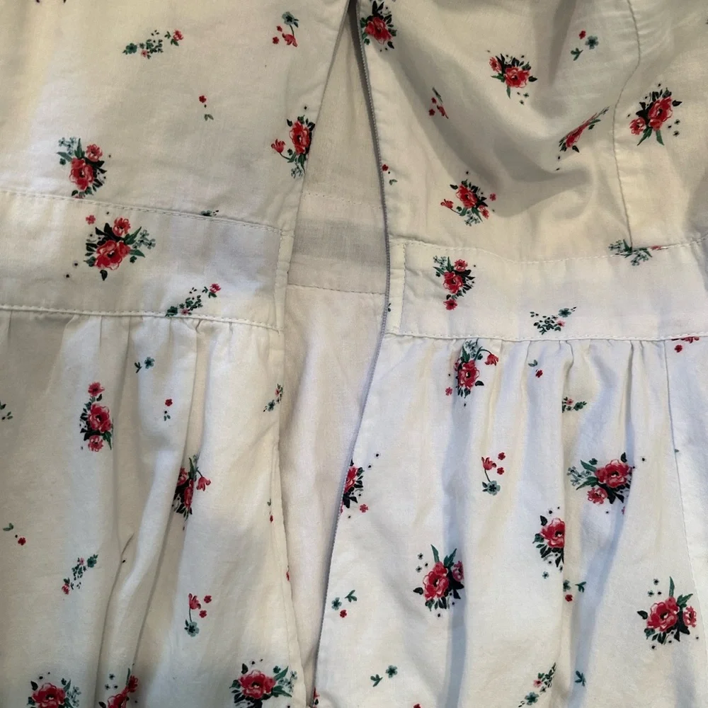 eShakti Floral Midi Long Sleeve Dress - Picture 9 of 9